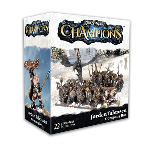 Preorder - Kings of Wars Champions Jorden Talensen Company Box