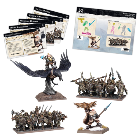 Preorder - Kings of Wars Champions Jorden Talensen Company Box - DE