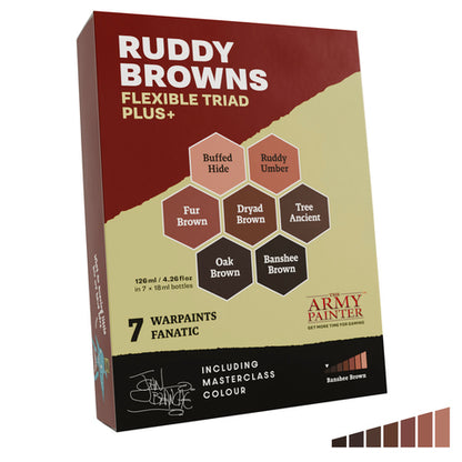 Warpaints Fanatic: Ruddy Browns Flexible Triad PLUS+