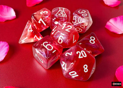 Borealis® Polyhedral Passion™/white Luminary™ 7-Die Set (with bonus die)