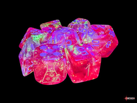 Borealis® Polyhedral Passion™/white Luminary™ 7-Die Set (with bonus die)