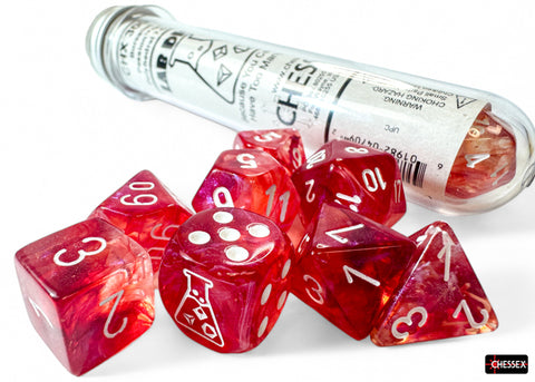 Borealis® Polyhedral Passion™/white Luminary™ 7-Die Set (with bonus die)