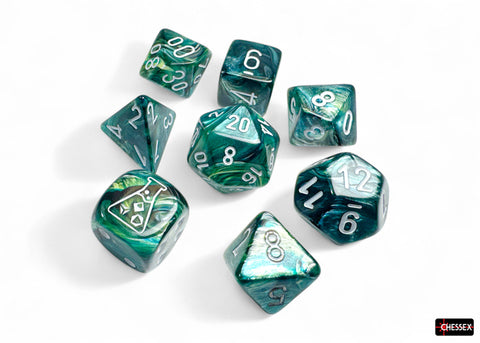 Lustrous® Polyhedral Neptune™/grey 7-Die Set (with bonus die)