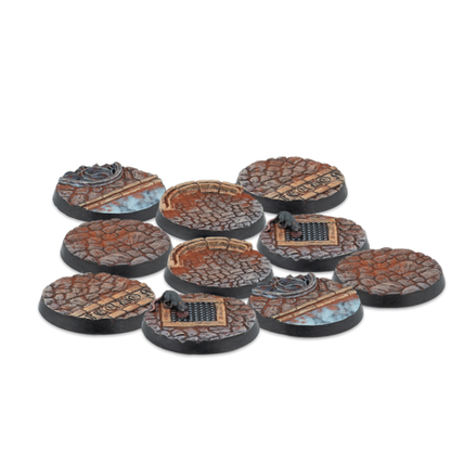Warcrow 30mm Feudom Scenery Bases, Alpha Series