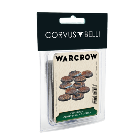Warcrow 30mm Feudom Scenery Bases, Alpha Series