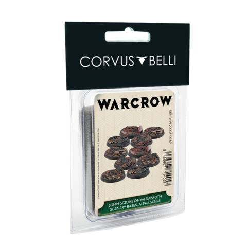 Warcrow 30mm Scions of Yaldabaoth Scenery Bases, Alpha Series