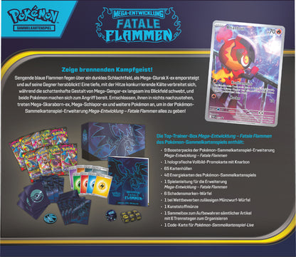 Preorder - Pokemon ME02 Fatale Flammen Top-Trainer-Box