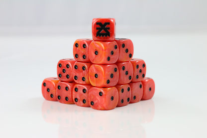 Preorder - Skull God D6 Fantasy Dice 20Stk