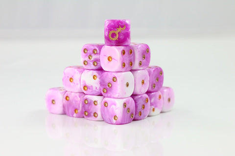 Preorder - Kiss of Delight D6 Fantasy Dice 20Stk