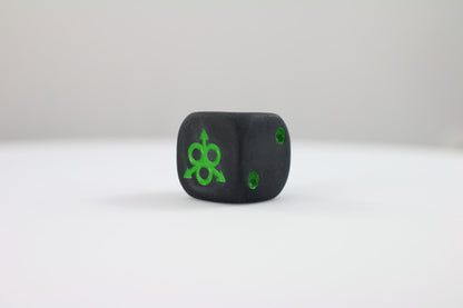 Preorder - Black Pox D6 Fantasy Dice 20Stk