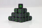 Preorder - Black Pox D6 Fantasy Dice 20Stk