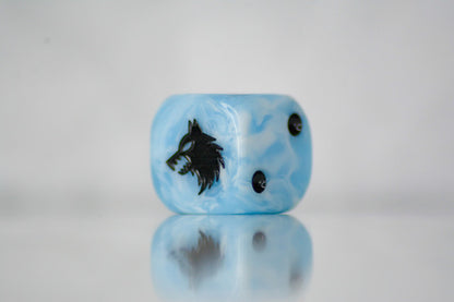 Preorder - Icy Wolf D6 Sci-Fi Dice 20Stk