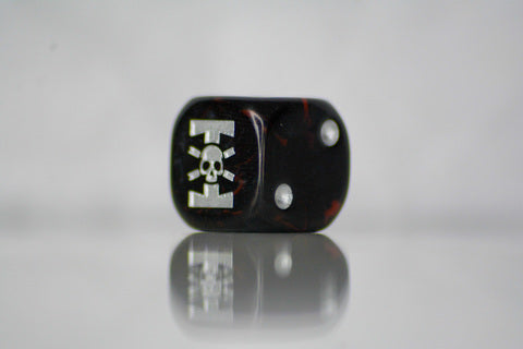 Preorder - Watching Skull D6 Sci-Fi Dice 20Stk