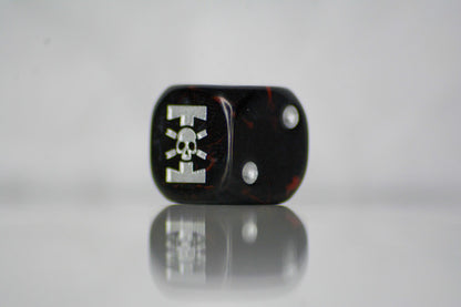 Preorder - Watching Skull D6 Sci-Fi Dice 20Stk