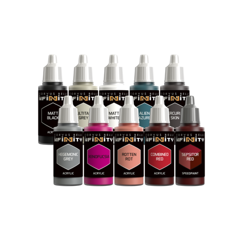 Preorder - Infinity Combined Army Paint Set Harbinger Paramedic exclusive