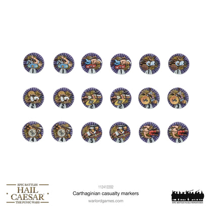Preorder -  Hail Caesar Epic Battles: Carthaginian Casualty Markers