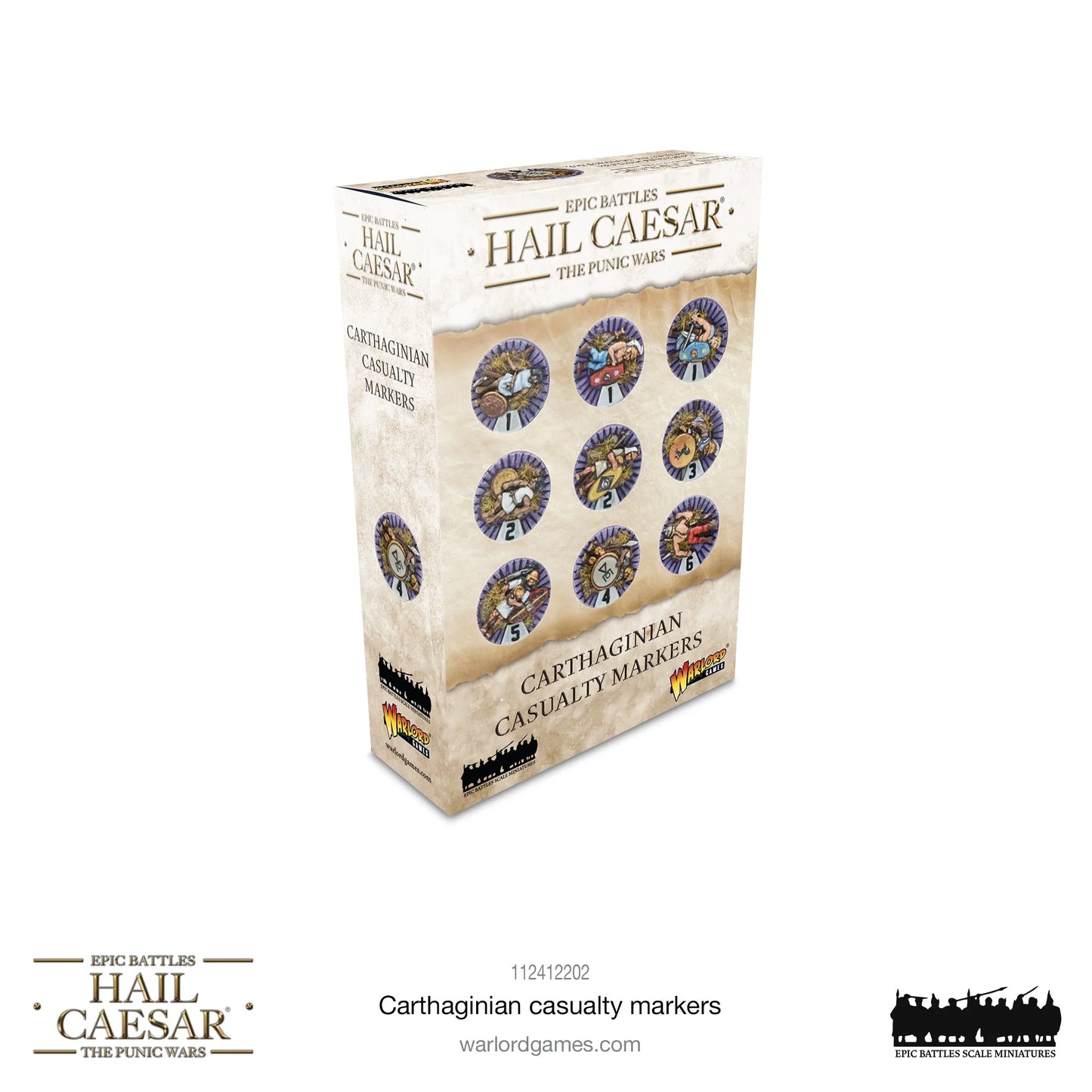 Preorder -  Hail Caesar Epic Battles: Carthaginian Casualty Markers