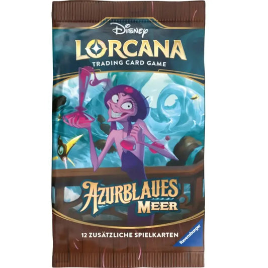 Disney Lorcana: Set 6 - Azurite Sea - 1 Booster Packs (Deutsch) - Zufällige Auswahl