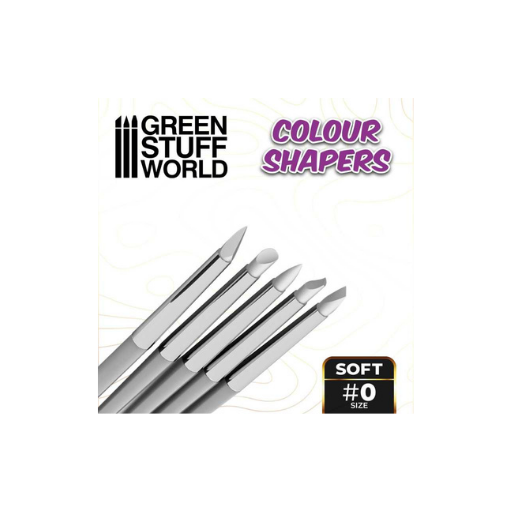 Modellierpinsel - Colour Shaper - Grösse 0 - Weiß weich