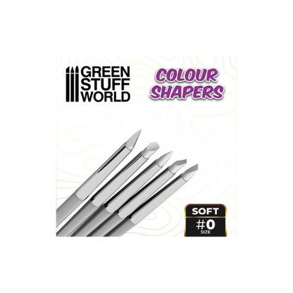 Modellierpinsel - Colour Shaper - Grösse 0 - Weiß weich