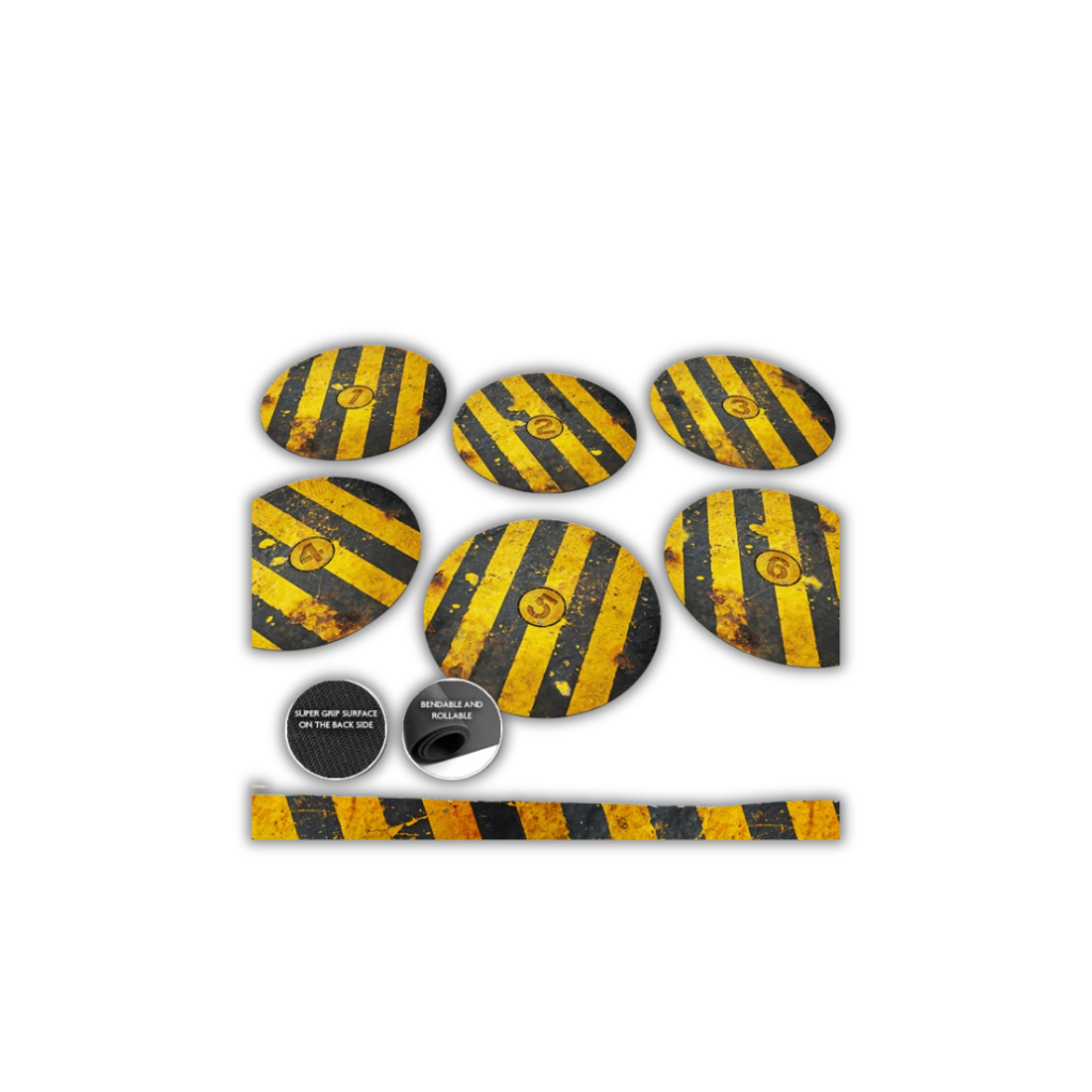 Danger Zone WH40K Neoprene Objective Markers