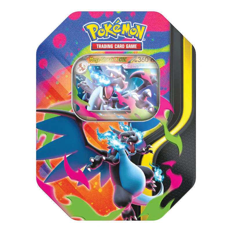 Pokemon TCG PKM Tin 126 Mega-Glurak X Frühjahr 2026
