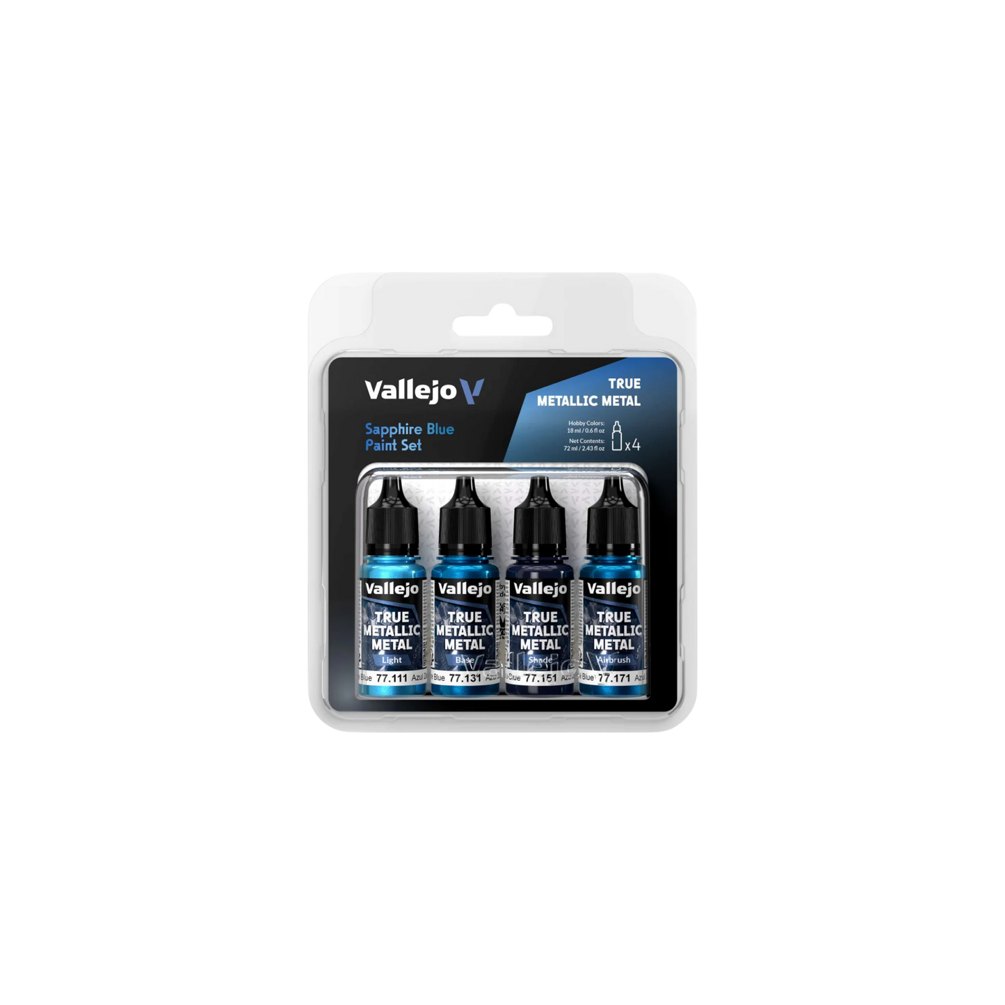 TMM PAINT SET Sapphire Blue von Vallejo