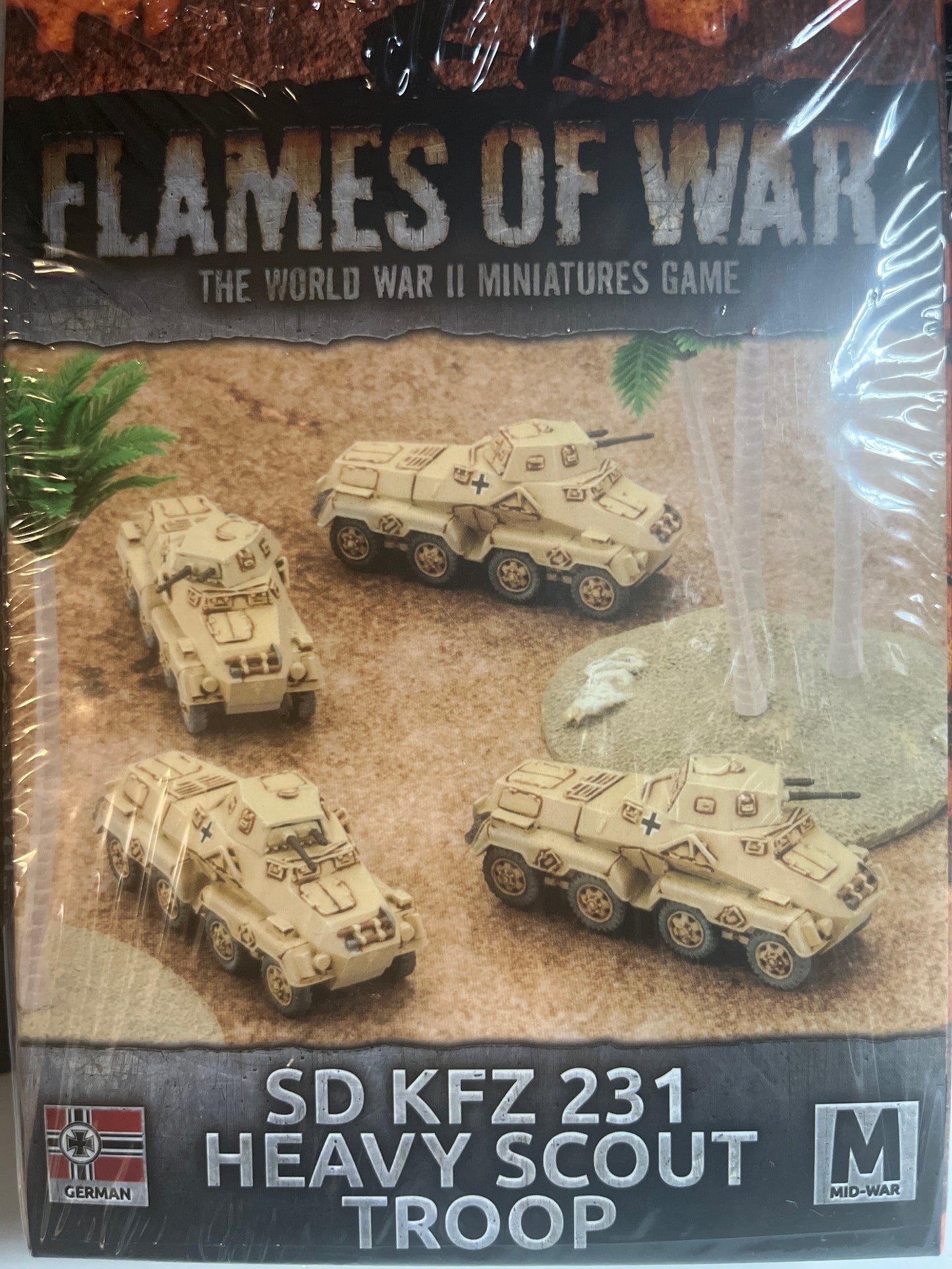 Afrika Korps Sd Kfz 231 Heavy Scout Troop