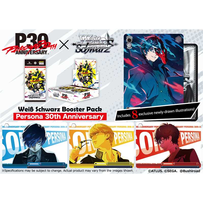 Preorder - WSE-PRS-S138-BP Weiß Schwarz Booster Pack: Persona 30th Anniversary (10 Packs) - ENG TCG