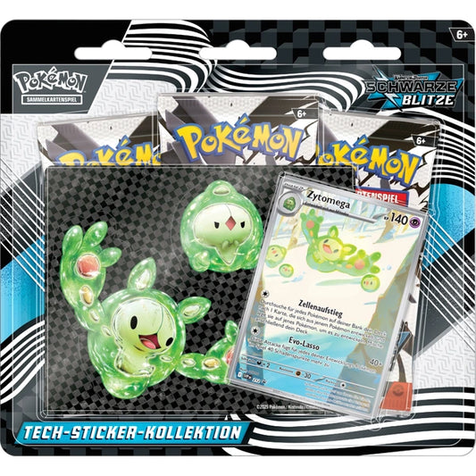 Pokémon Technik-Sticker-Kollektion schwarze Blitze Zytomega