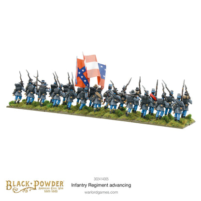 American Civil War: Infantry Regiment Advancing