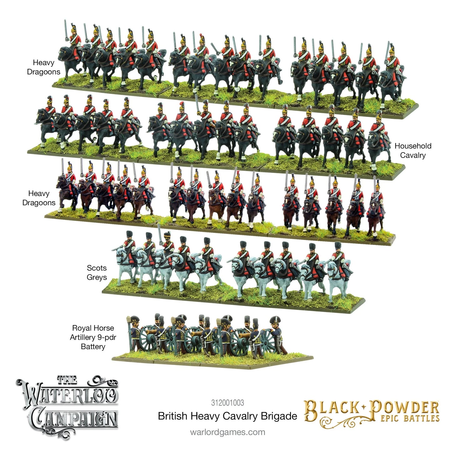 BP Epic Battles: Waterloo - British Heavy Cavalry Brigade..