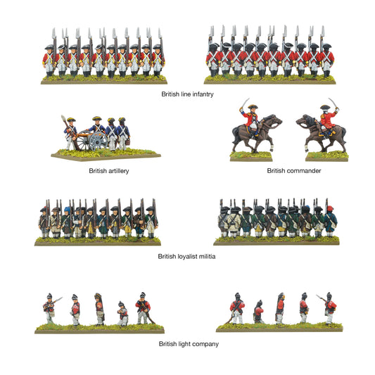 Preorder - Black Powder Epic Battles: Revolution! - British Army Brigade