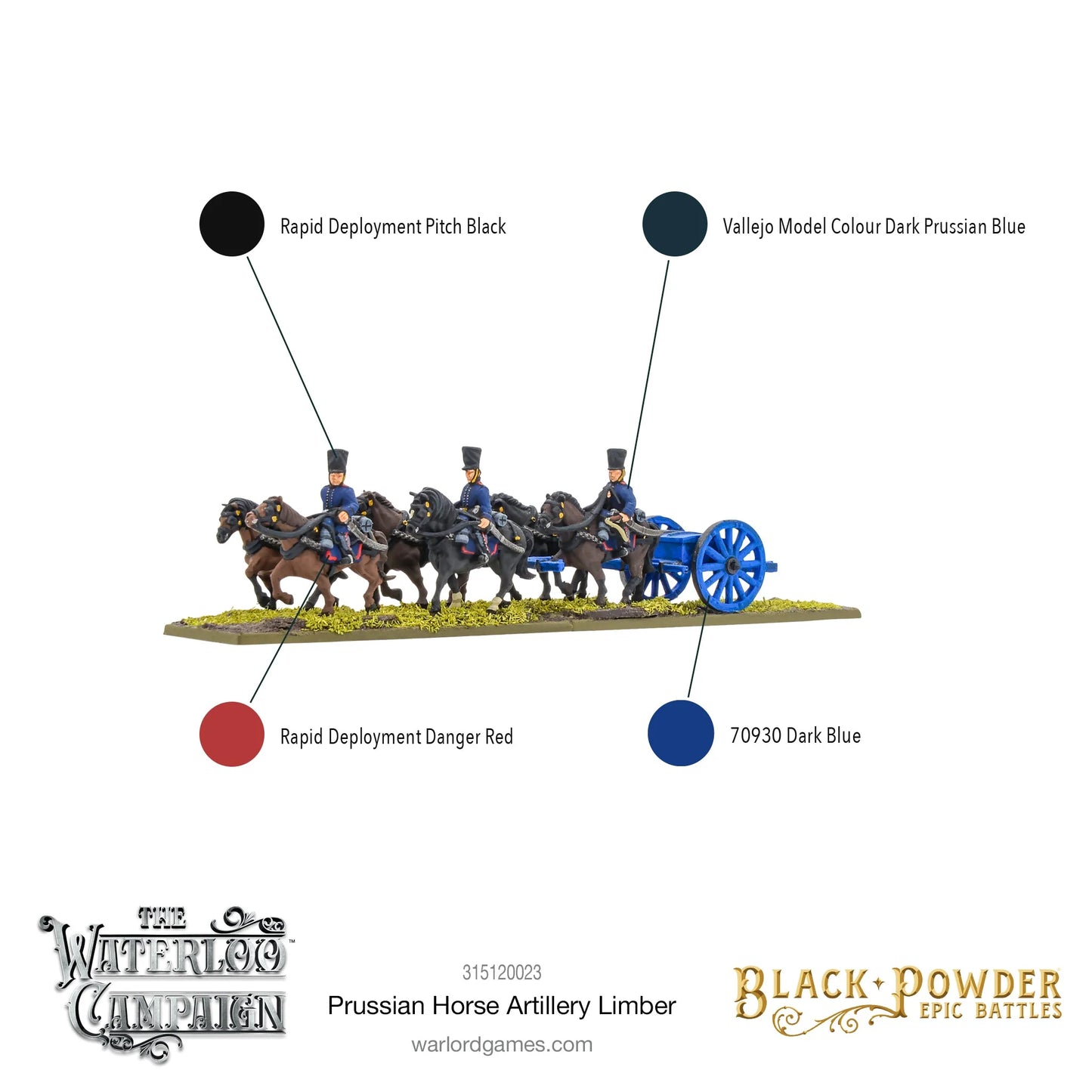 BP Epic Battles: Waterloo - Prussian Horse Artillery Limber