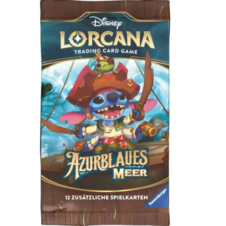 Disney Lorcana: Set 6 - Azurite Sea - 1 Booster Packs (Deutsch) - Zufällige Auswahl