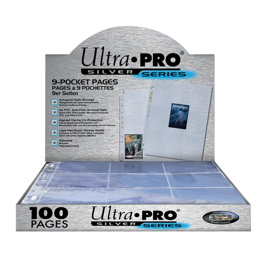 Ultra Pro 9-Pocket Pages Silver Series (100)