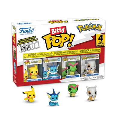 Bitty POP! 4-Pack | Pikachu Series 1 | Pokémon