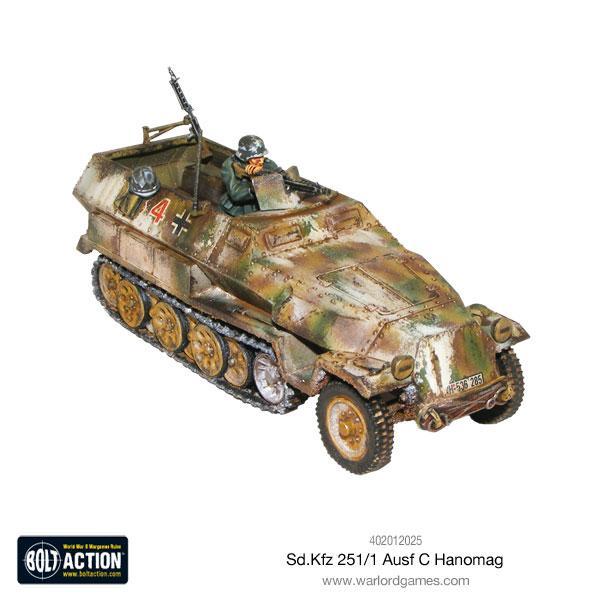 Sd.Kfz 251/1 Ausf C Hanomag (German Halftrack)