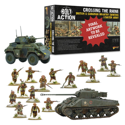Preorder - British & Canadian Infantry (Winter) Starter Army "Crossing The Rhine"