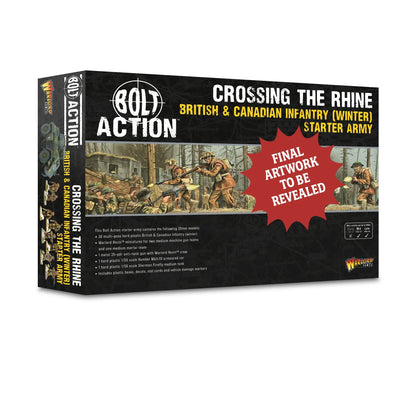 Preorder - British & Canadian Infantry (Winter) Starter Army "Crossing The Rhine"