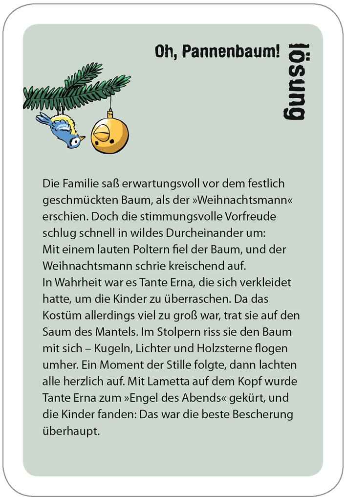 black stories junior – Oh Pannenbaum!