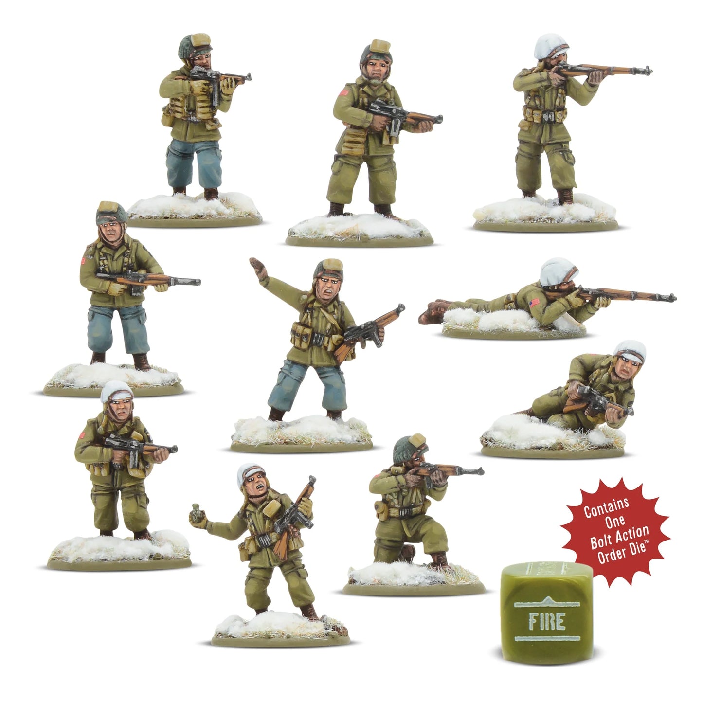 Preorder - US Airborne (Winter) Rifle & Heavy Weapons Platoons