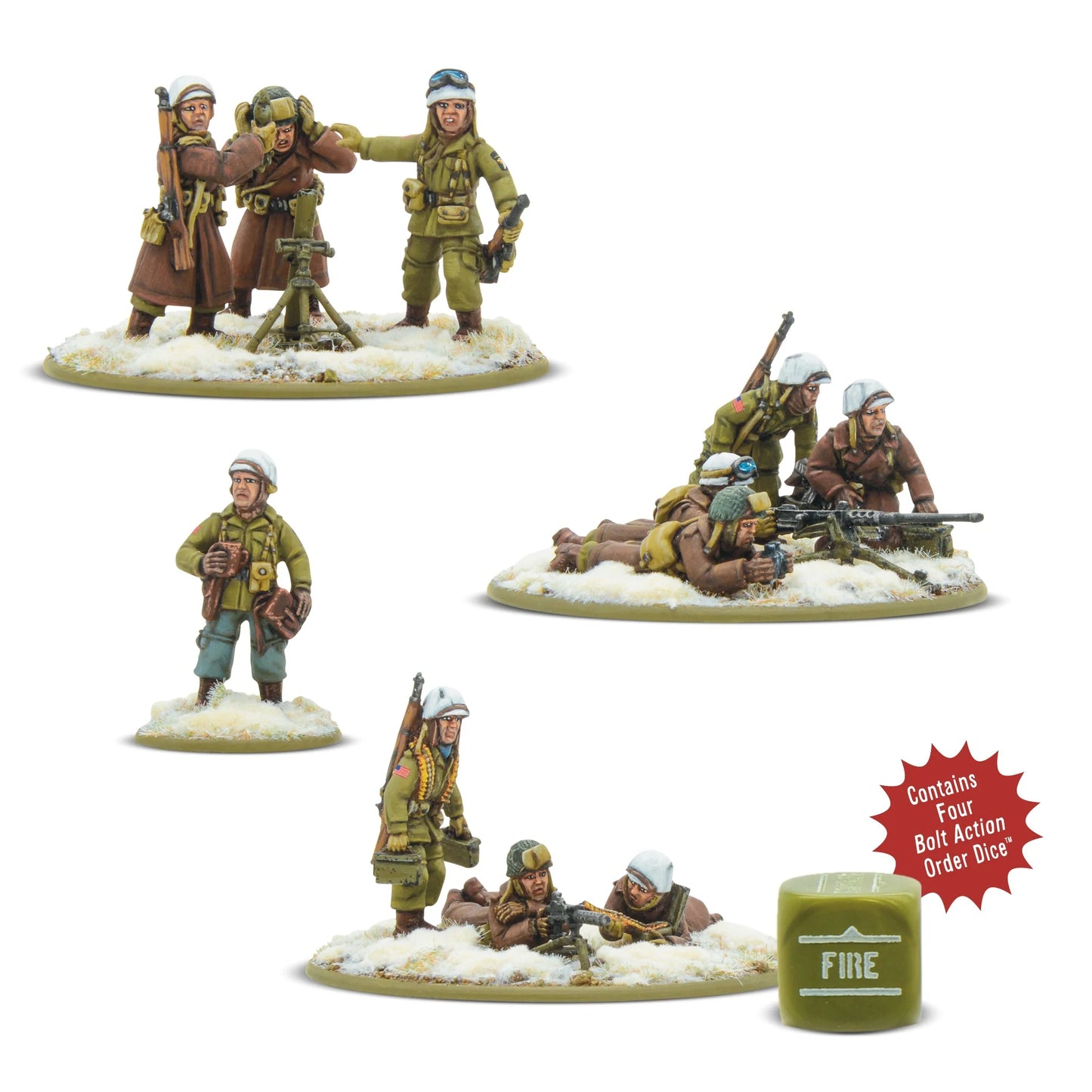 Preorder - US Airborne (Winter) Rifle & Heavy Weapons Platoons