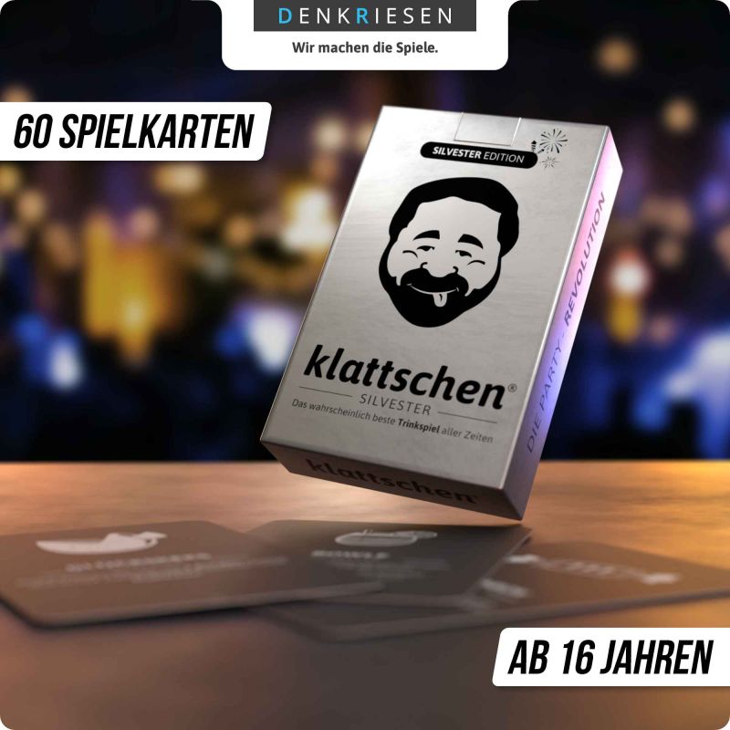 klattschen – SILVESTER EDITION "Das wahrscheinlich beste Trinkspiel aller Zeiten"