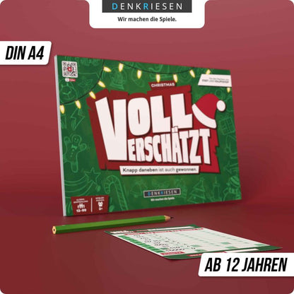 VOLL VERSCHÄTZT! Christmas Edition – "Knapp daneben ist auch gewonnen."