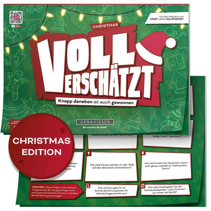 VOLL VERSCHÄTZT! Christmas Edition – "Knapp daneben ist auch gewonnen."