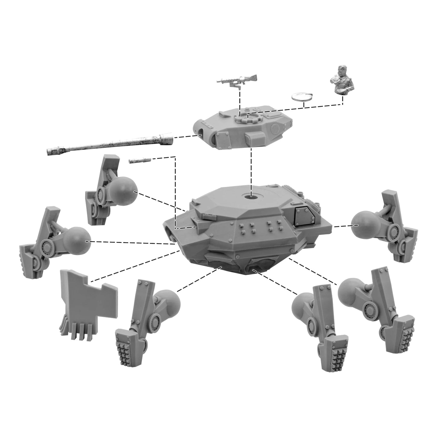 Konflikt '47 Axis Wotan Heavy Panzermech