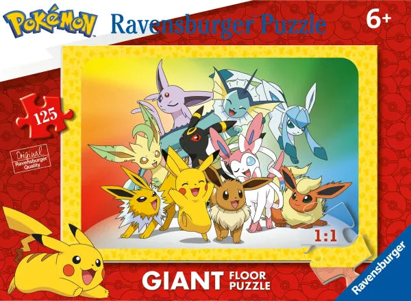 Ravensburger | Pokémon | Riesen-Pokémon-Puzzle 125 Teile Riesen-Puzzle - Verpackung beschädigt