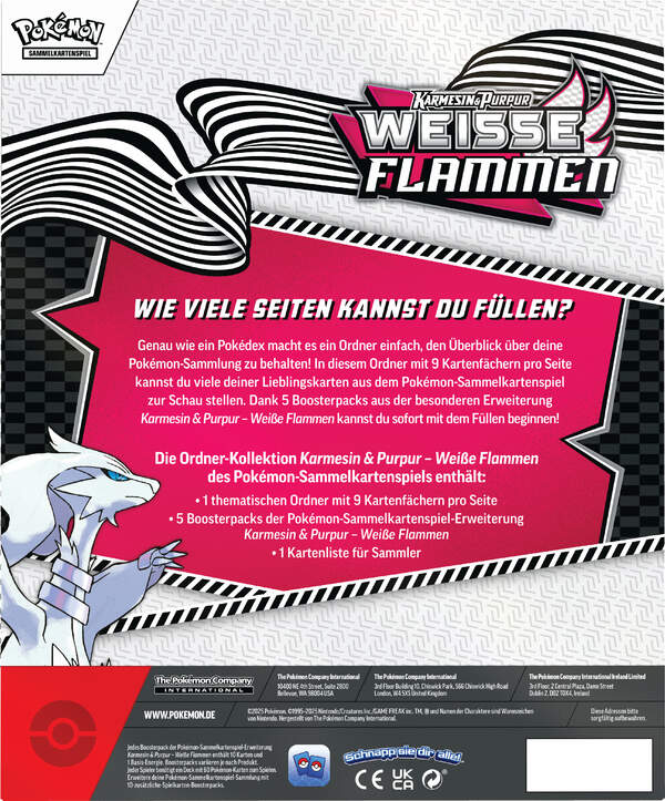 Pokemon KP10.5 Binder Collection (Weiße Flammen)
