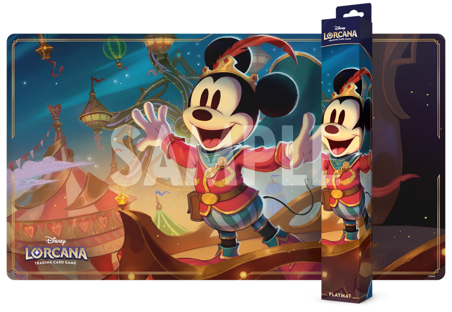 Preorder -  Disney Lorcana: Set 10 - Geflüster aus der Tiefe Spielmatte Micky Mouse